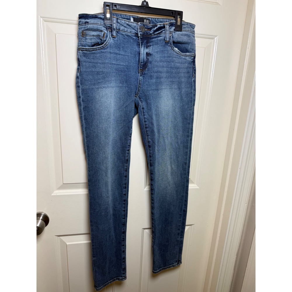 KUT from the Kloth Catherine Boyfriend Medium Wash Stretch Jeans Size 4